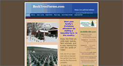Desktop Screenshot of becktreefarms.com